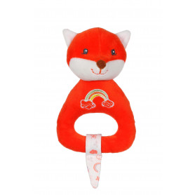Rainbow Fox Rattle - 15 cm