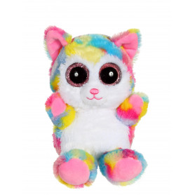 Hooxy - Brilloo Friends yellow and pink husky dog 13 cm