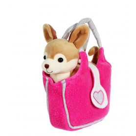 Lovely bag chihuahua - sac fushia - 20 cm