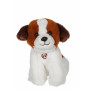 Chien Mimi dogs sonore blanc et marron - 18 cm
