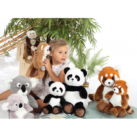 Peluche panda store roux geant