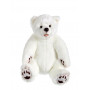 Polar bear sitting white - 42 cm