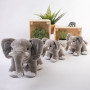 Gray Elephant Standing - 24 cm