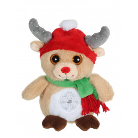 Pétillous Christmas musical reindeer 16 cm - Reindeer