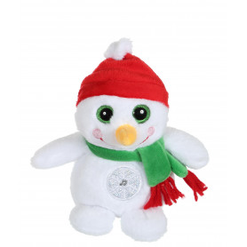 Pétillous Christmas musical Snowman 16 cm