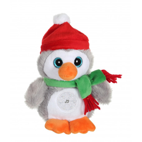 Christmas pétillous sonore 16 cm - Pingouin