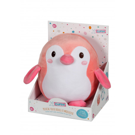 Baby Squishi 22 cm - pink penguin