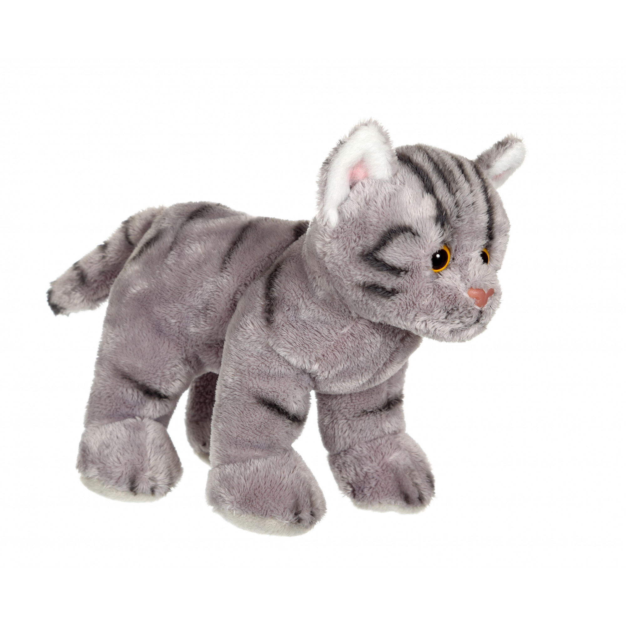Chat Floppikitty - gris 22 cm