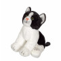 Chat Floppikitty - noir et blanc 22 cm