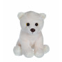 P'tits sauvageons 15 cm - ours blanc