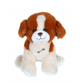 Dogz & Kats with sound 18 cm - beige and brown dog