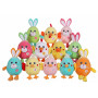 Funny Eggs with sound 15 cm - green and blue rabbit