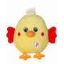 Funny Eggs sonores 15 cm - pousin jaune et rouge