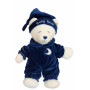 Ours Baby bear douceur bleu marine - 24 cm