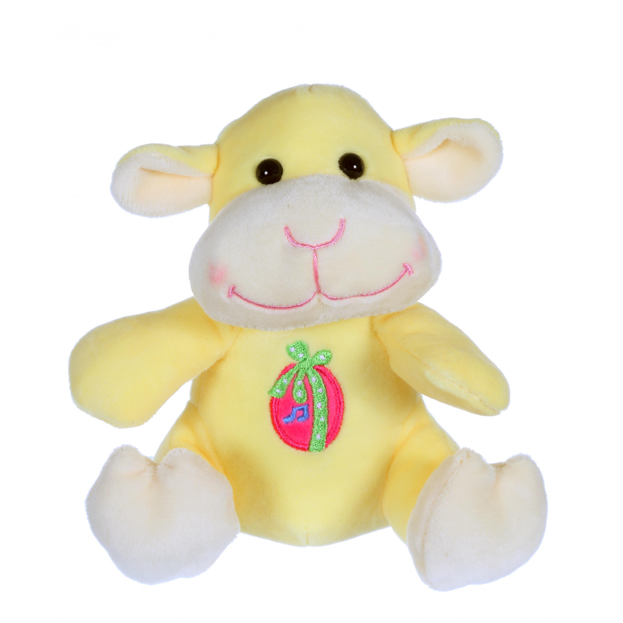 Musical Easter Friends 15 cm - yellow lamb