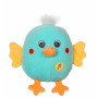 Funny Eggs with sound 15 cm - blue and yellow chick