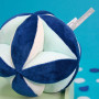 Blue sensory ball 12 cm s/card