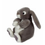 Sitting Bunny Gray - 22 cm