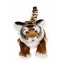 Lying down Big Cat 30 cm - Brown Tiger