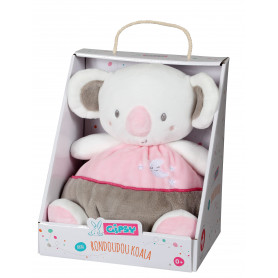 Mon rondoudou Koala rose et blanc - boîte cadeau