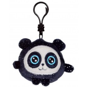 Squishimals Sparkle porte-clés - Panda Vooky 8 cm