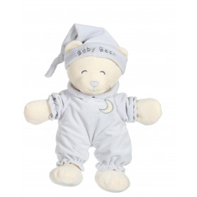 Ours Baby bear douceur gris - 24 cm