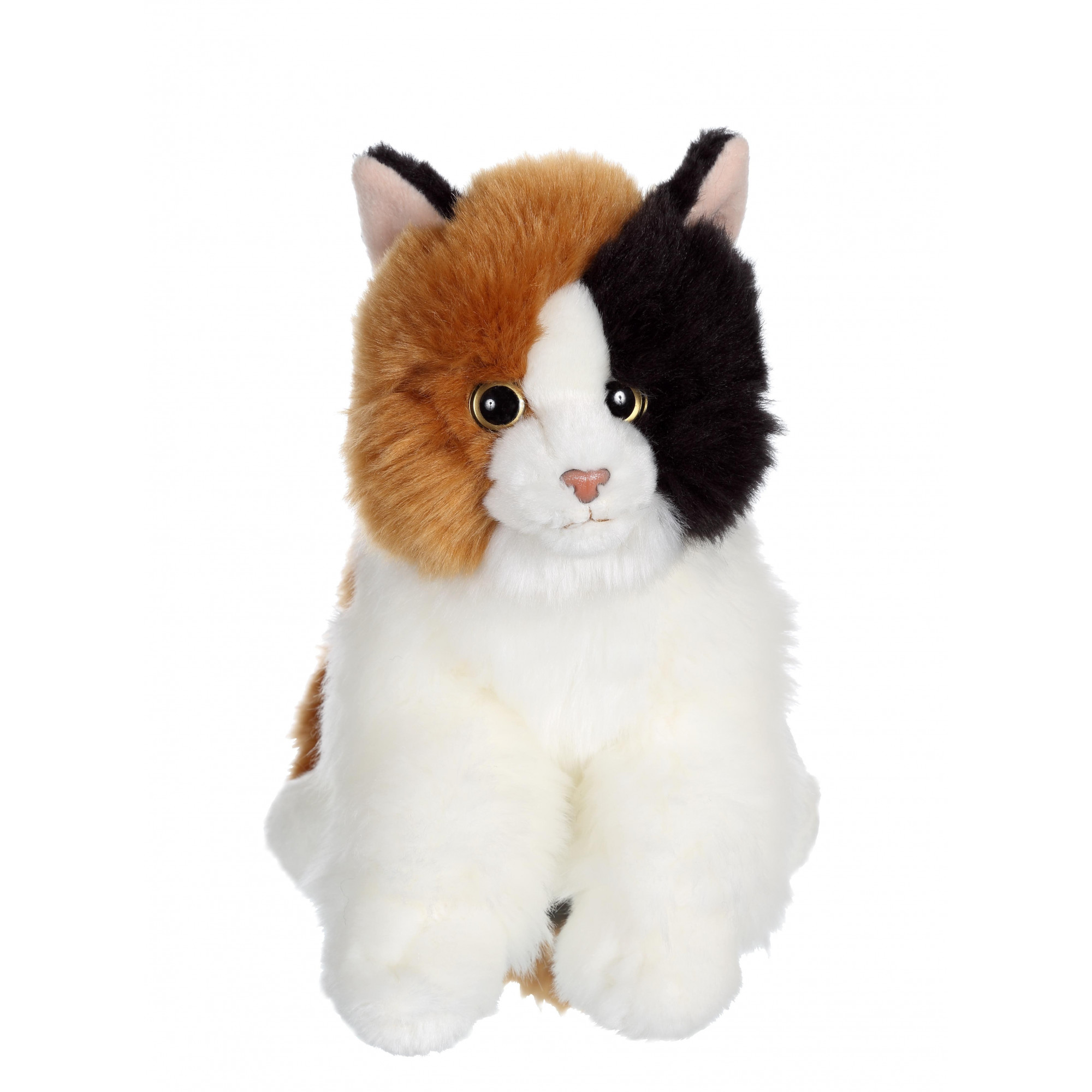 Peluche Gato Mimiz Tricolor De 28 Cm – Suave Y Realista De La Marca Francesa Gipsy, Ideal Para Bebés Y Niños