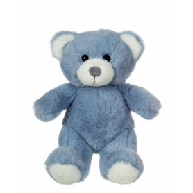 Blue Trendy Bear, cuddling bear, 15 cm