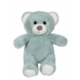 Green Trendy Bear, cuddling bear, 15 cm