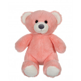 Pink Trendy Bear, cuddling bear, 24 cm