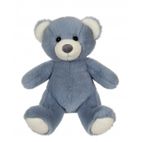 Blue Trendy Bear, cuddling bear, 24 cm