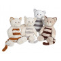 Cat Frizzy Kitty XL beige with brown stripes XL - 30 cm