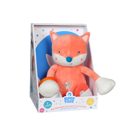 Ma 1ère Peluche d'activités - Renard - 25 cm