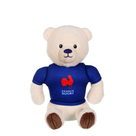Peluche Ours FFR - 15 cm assis