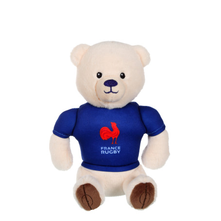 Peluche Ours FFR - 15 cm assis