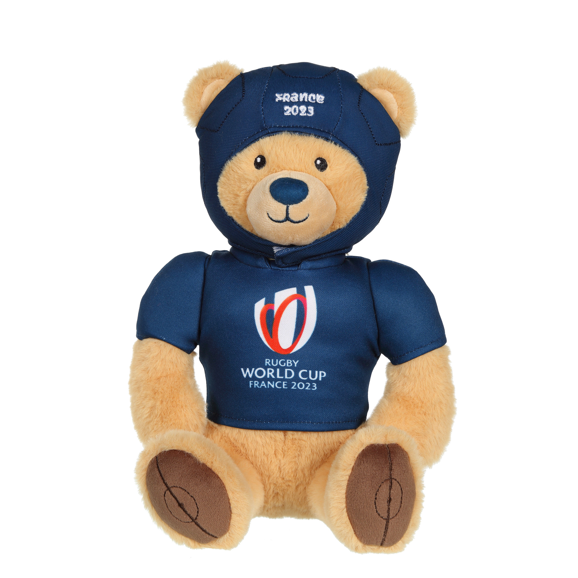 Rugby World Cup France 2023 (RWC) Bear Soft Toy - Official Licensed Soft Toy - 30 cm Sitting