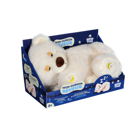 Mon Ourson Rêveur Musical - Peluche Interactive - 30 cm