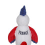 Coq Peluche - Equipe de France Paralympique - Peluche Officielle Sous Licence - 15 cm assis