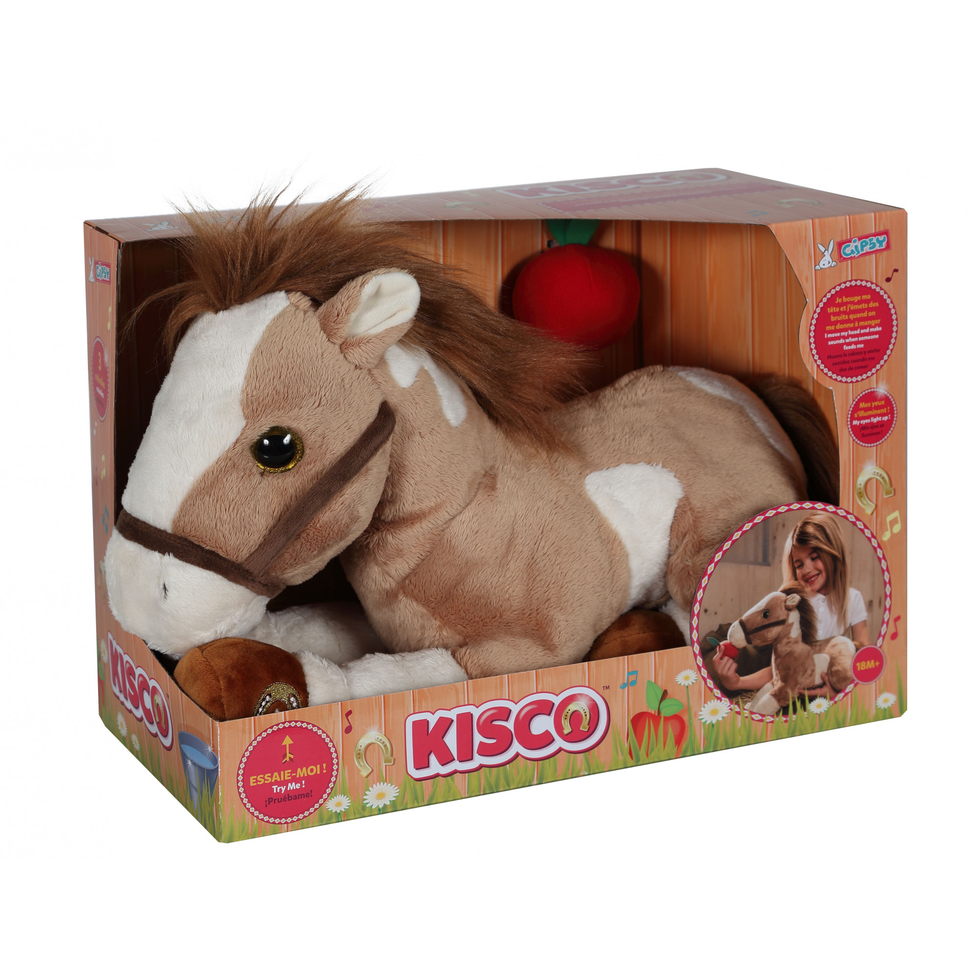 Kisco Horse with sound and light up - 35 cm