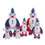 Rooster Plush - French Olympic Team - Official Licensed Plush - 24 cm seated