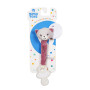Accroche-tétine "Bamboo" Chat - 13 cm s/carte