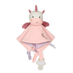 "Bamboo" Unicorn Square Cuddly Toy - 24 cm on card