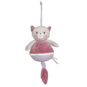 GIPSY TOYS - Gattini divertenti suonano sciarpa rosa grigio
