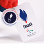 Coq Peluche - Equipe de France Paralympique - Peluche Officielle Sous Licence - 15 cm assis