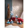 Rattle "Bamboo" Hippopotamus - 14 cm on card.
