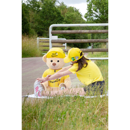 Le Tour de France ツールドフランス マイヨジョンヌ ぬいぐるみ Official Plush Bear Tour de France - Jersey and Cap Winner Stage