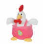 Les cocottes rigolotes sonores - poule rose - 15 cm