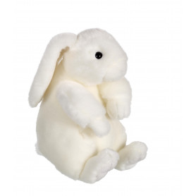 Sitting Bunny White - 22 cm
