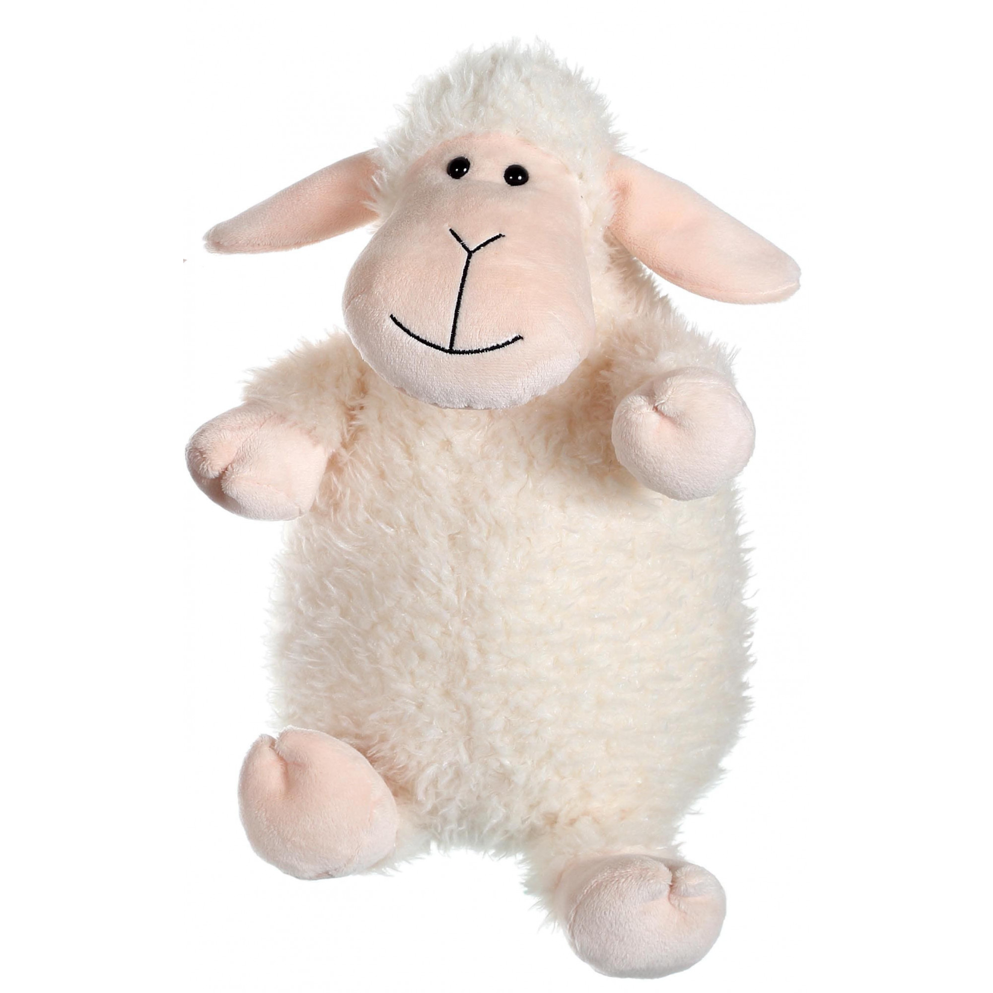 Mouton Funny Sheep Blanc Tête Rose - 30 cm