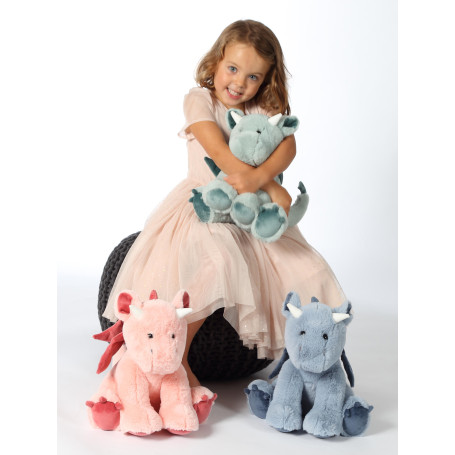 Peluche Dragón Musical De 20 Cm – Suave Y Tierno En Color Azul, Ideal Para Abrazar Y Regalar (Gipsy Toys)